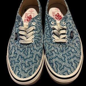 Todd Snyder X John Derian X Vans Canvas Sneaker Men's Blue 10.5